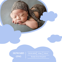 Welcome Baby Clouds
