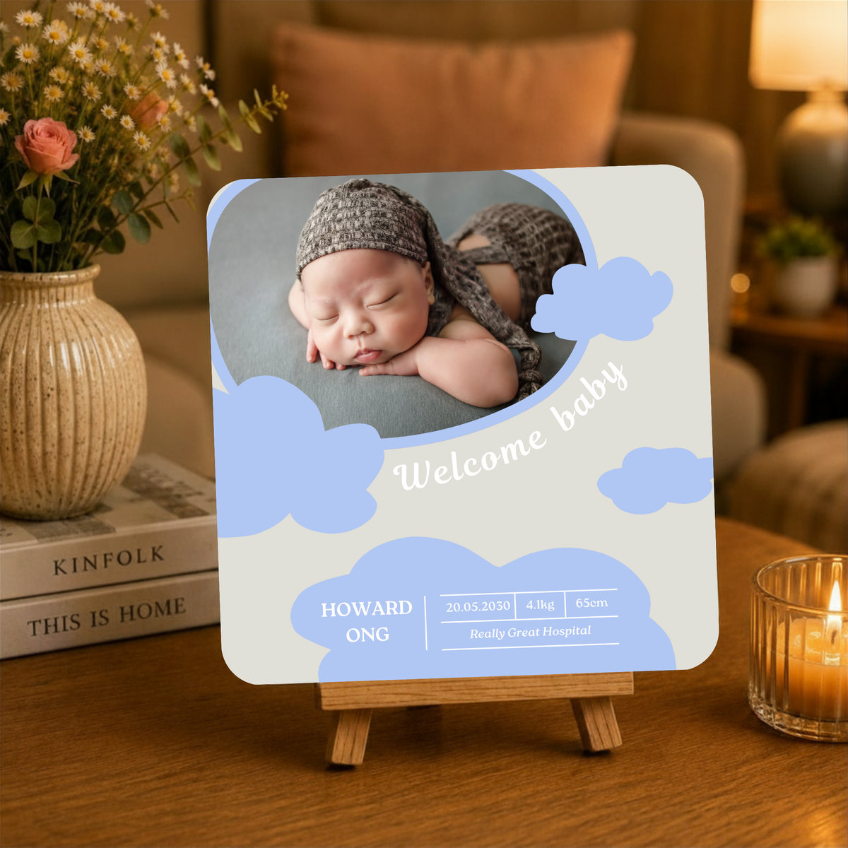 Welcome Baby Clouds