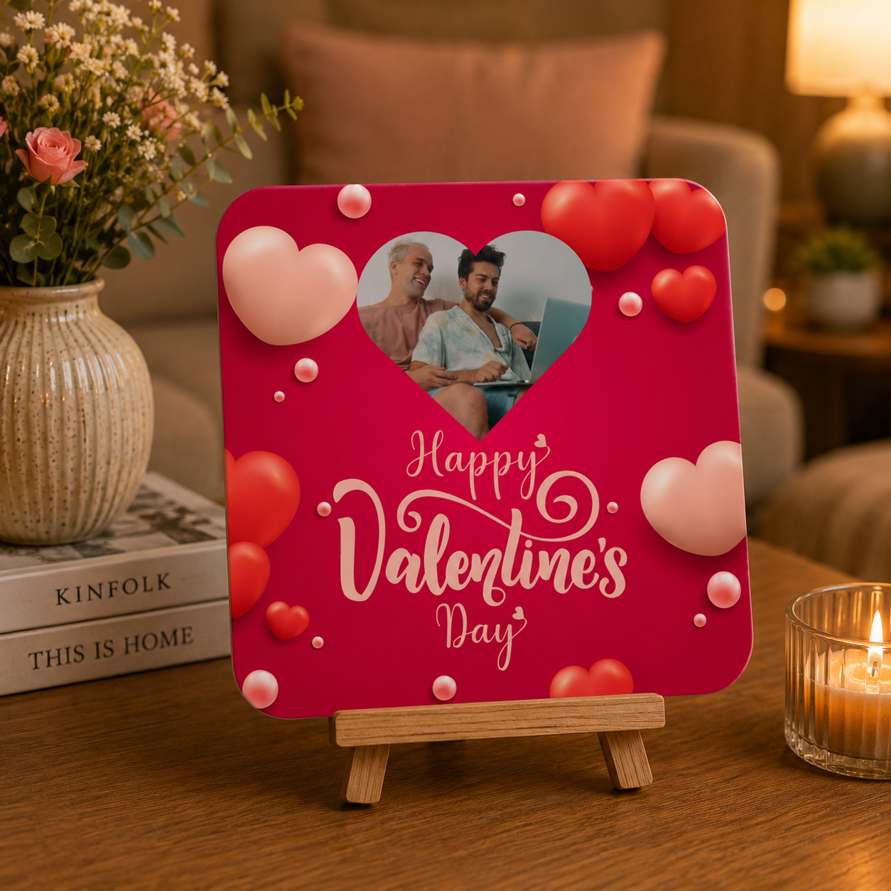 Floating Hearts Valentine Memory Gift