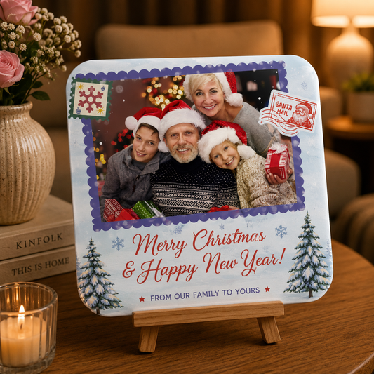 Vintage Santa Christmas Keepsake Coaster