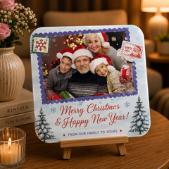 Vintage Santa Christmas Keepsake Coaster