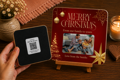Luxury Christmas Family Keepsake Coaster