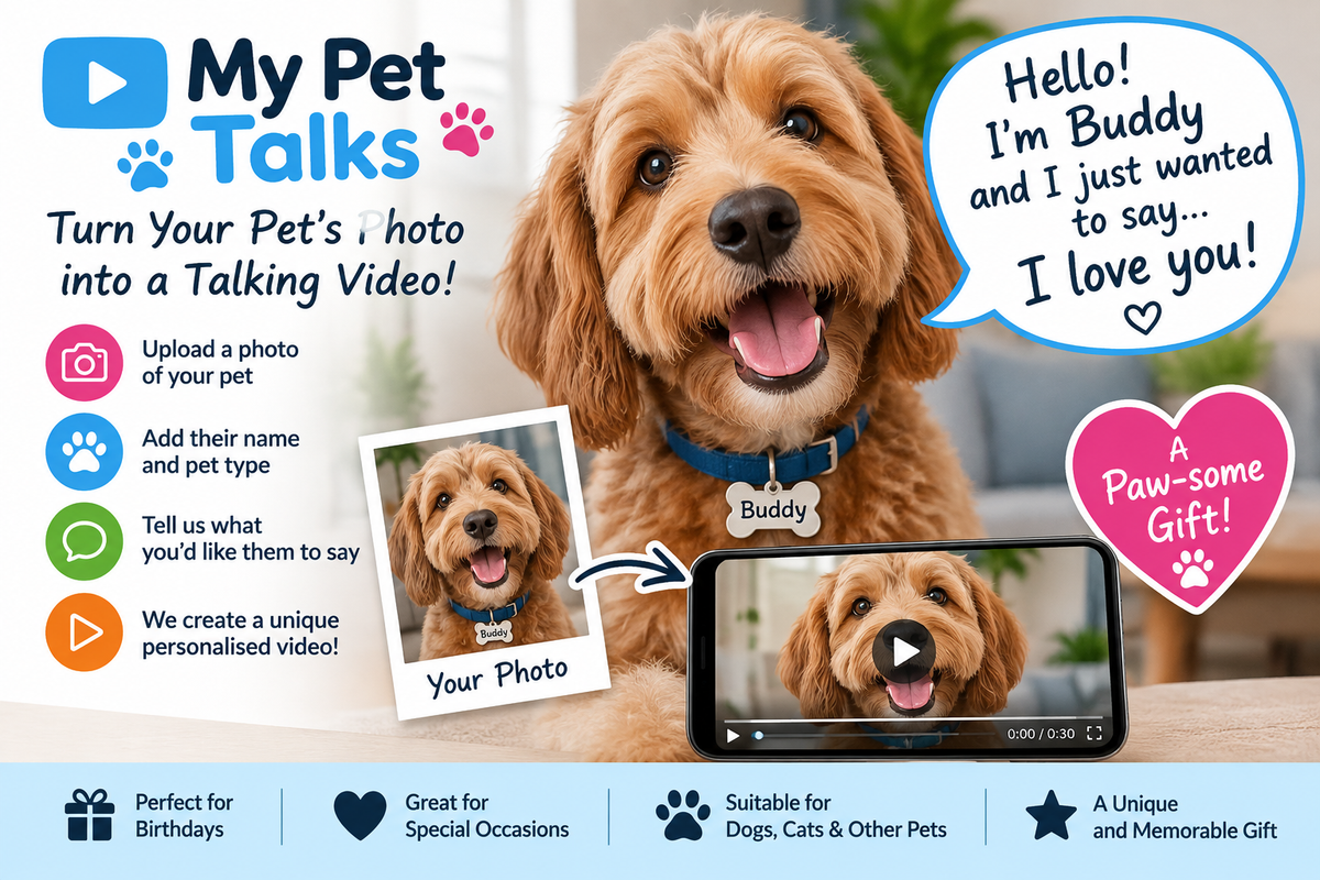 My Pet Talks – Personalised Talking Pet Video