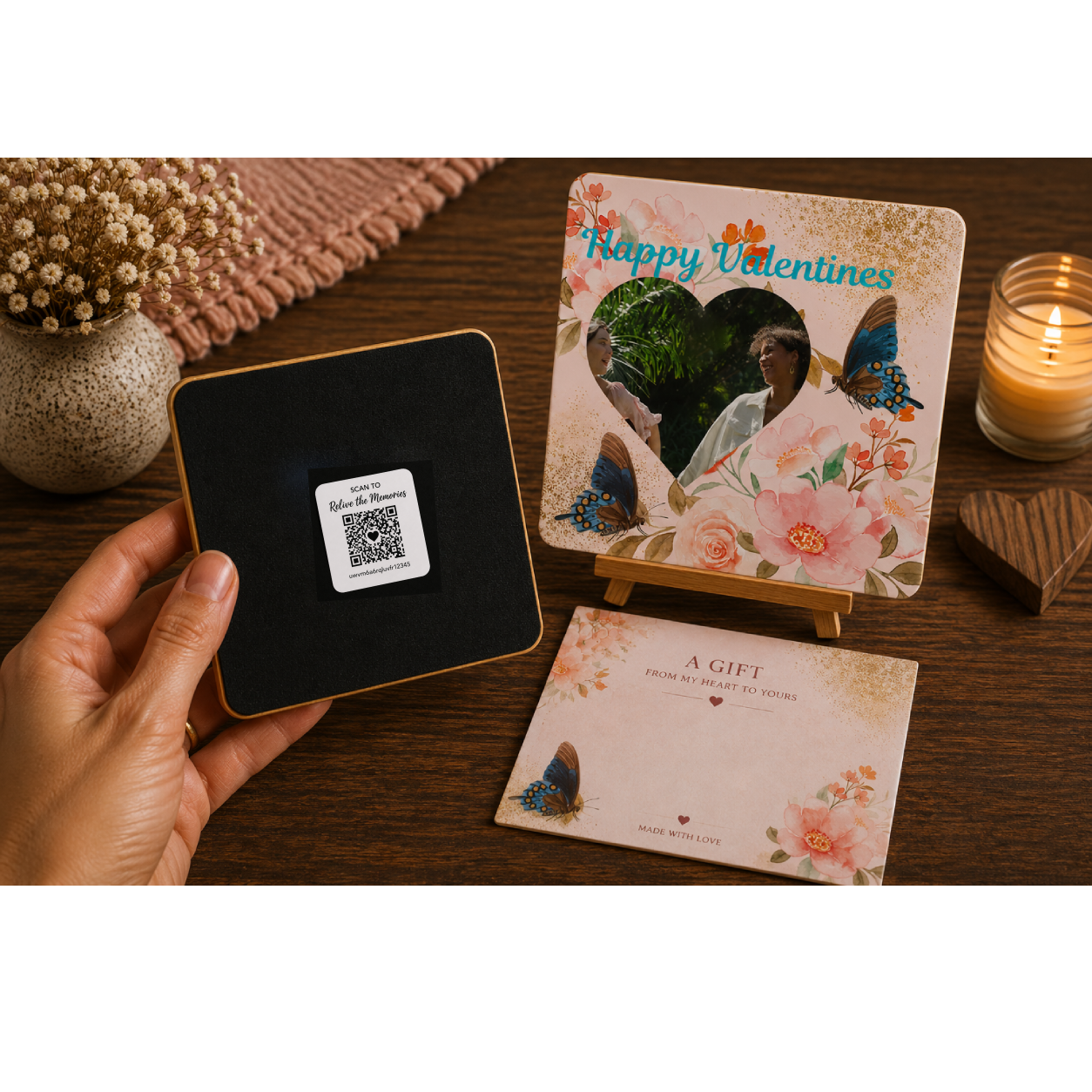 Floral Butterfly Valentine Keepsake